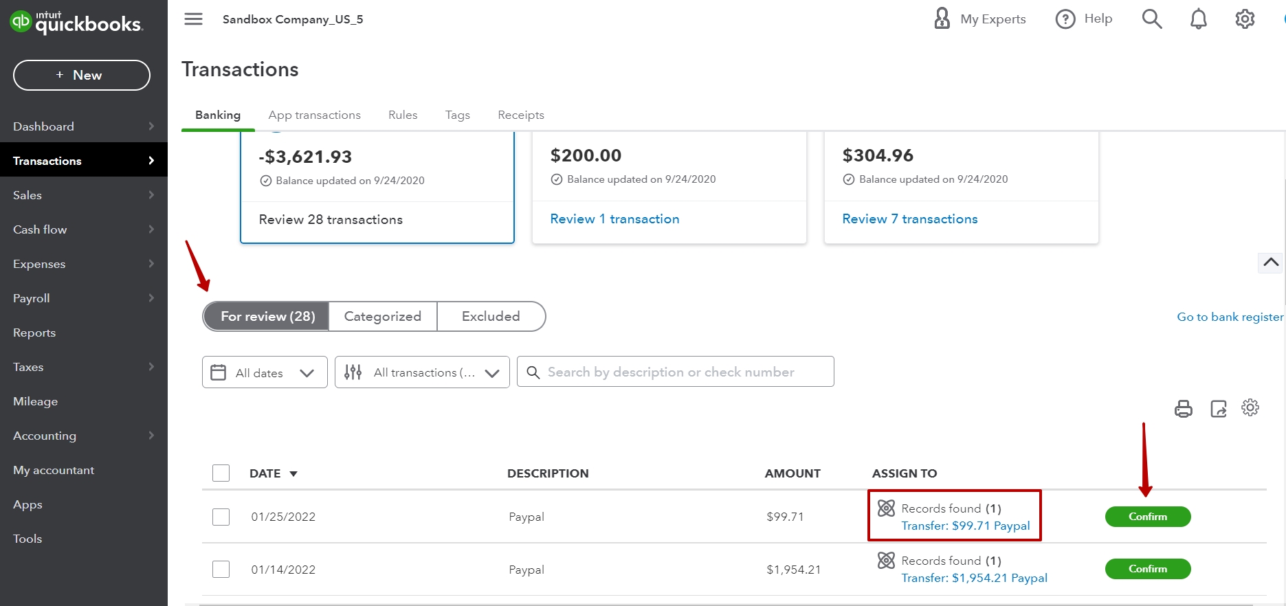 How To Reconcile PayPal Transactions In QuickBooks Online