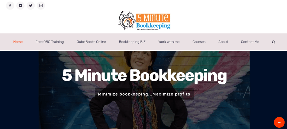 5 Minute Bookkeeping blog main page