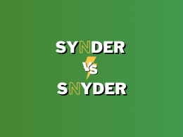 Snyder vs Synder: Getting Superhero Powers with the Perfect Accounting Tool