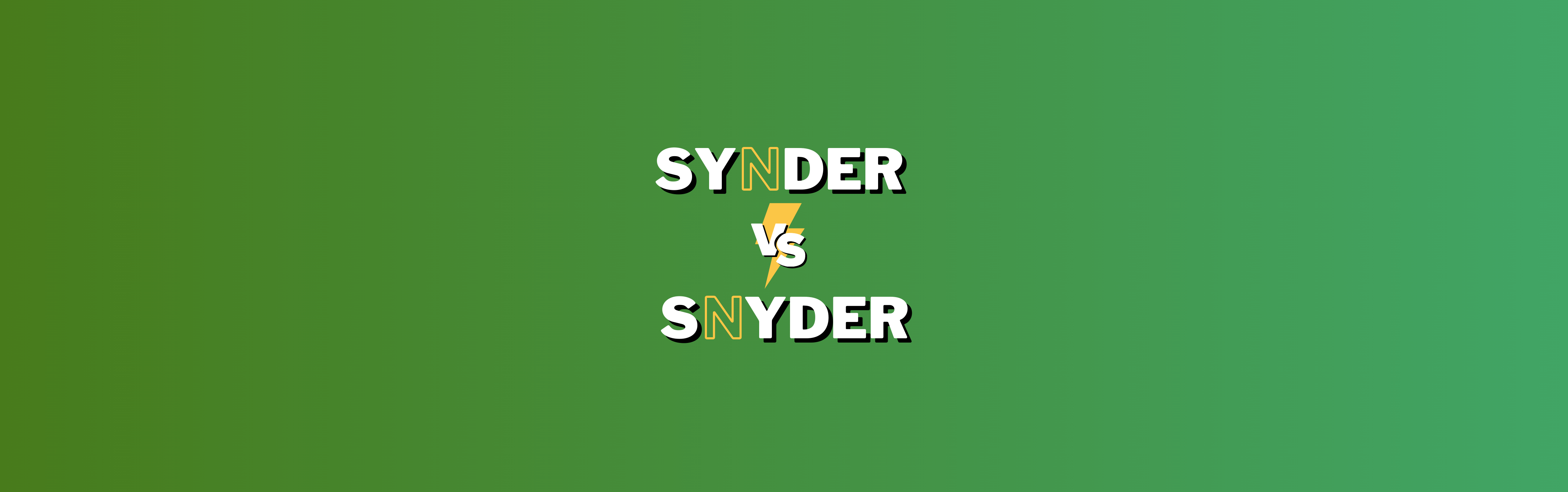 Snyder vs Synder: Getting Superhero Powers with the Perfect Accounting Tool