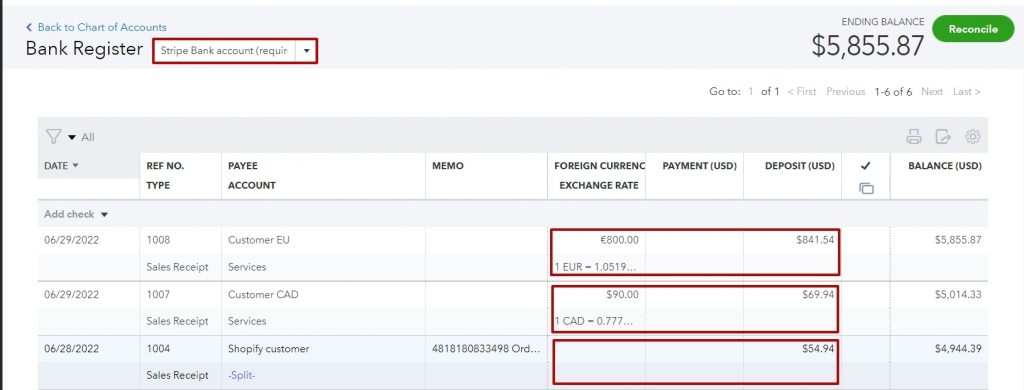 organise multi-currency payments