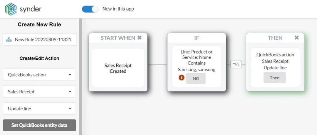 Synder Sync: Smart Rules, no-condition