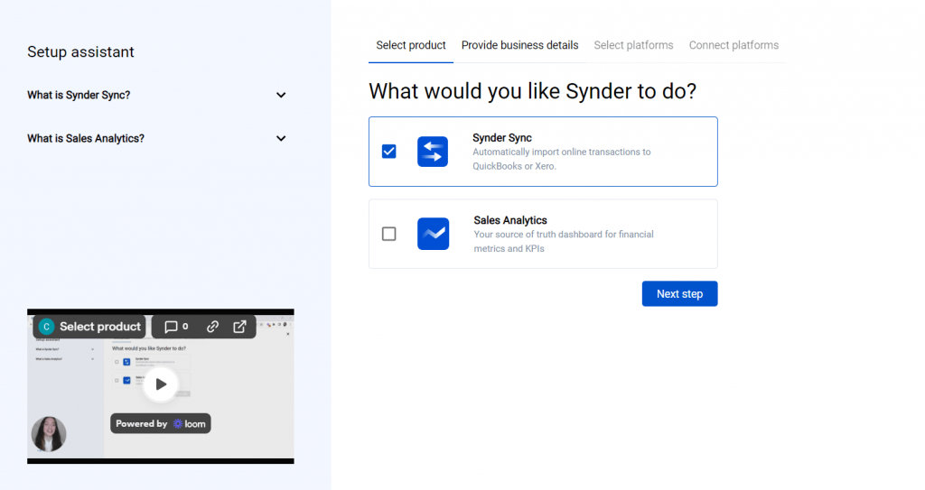 Synder: Daily Summary Sync example 1