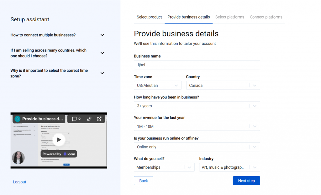 Synder: Daily Summary Sync example 2