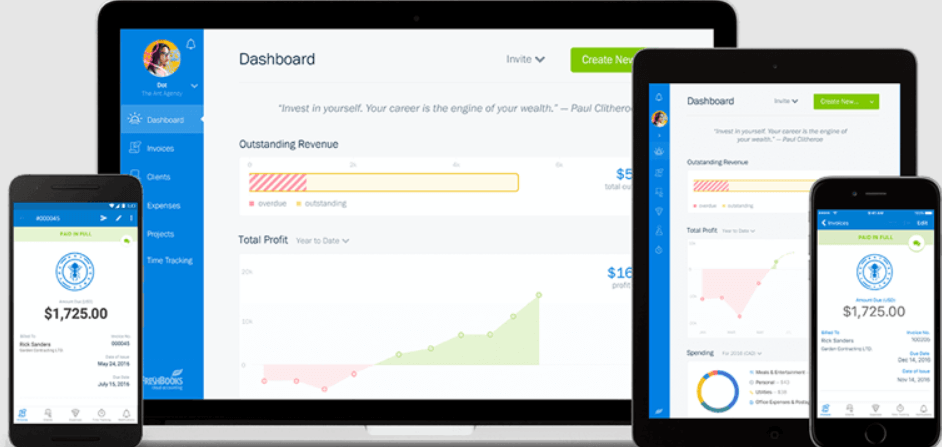 Accounting Software for Mac: Freshbooks