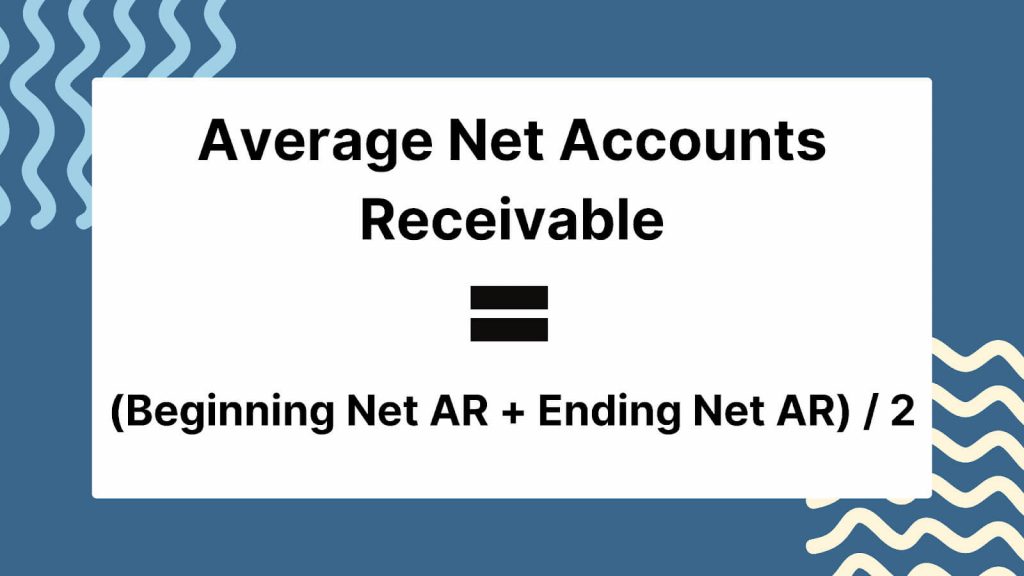 Average net AR formula