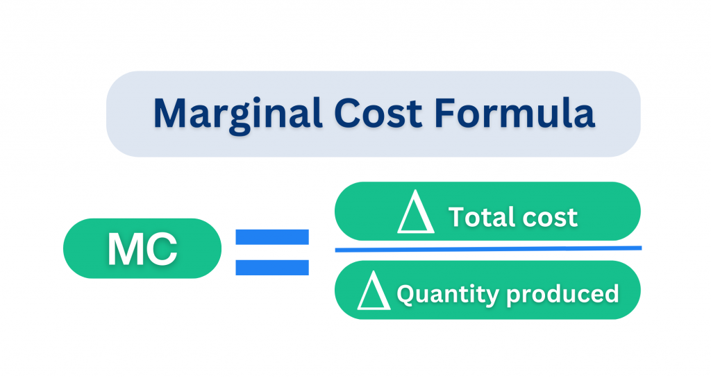 marginal cost formula calculating