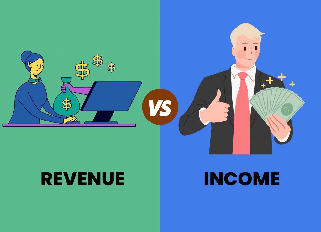 revenue vs income