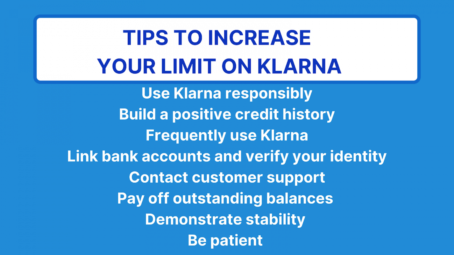How to Check Klarna Spending Limit Limits and Purchase Power in Klarna