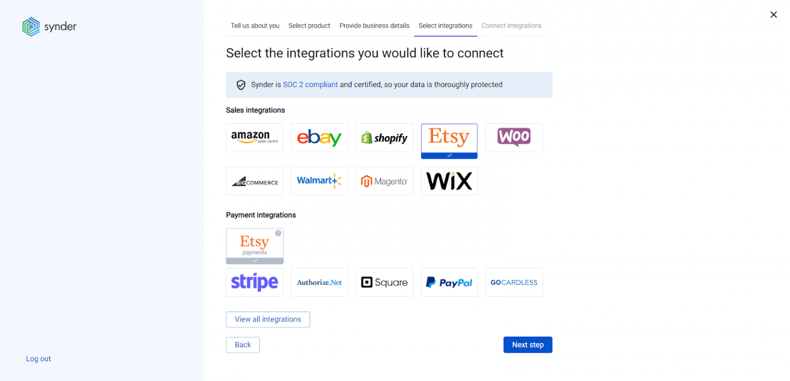 Etsy QuickBooks Integration Optimizing Etsy and QuickBooks Workflow with Synder