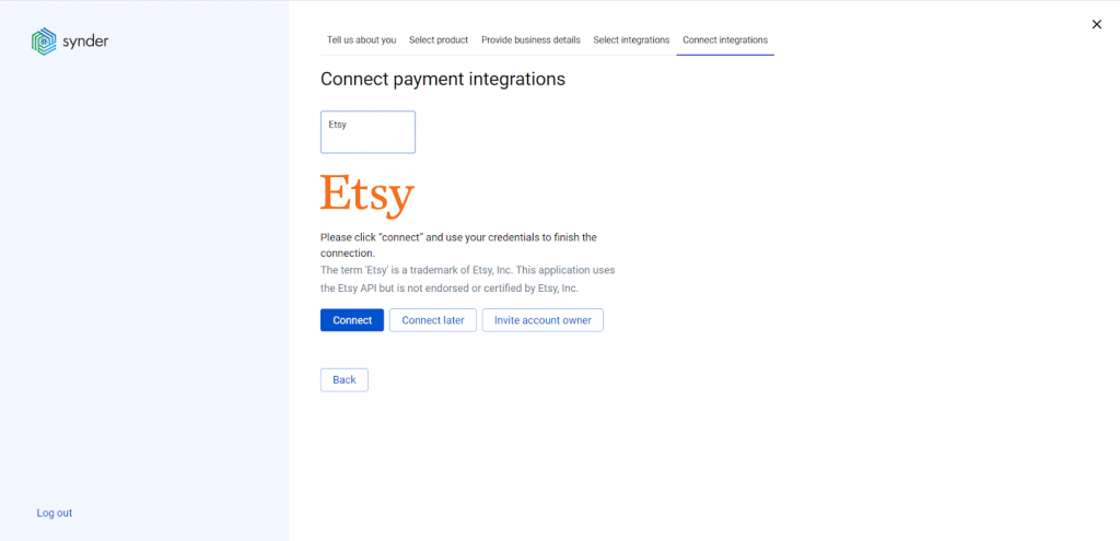 Etsy QuickBooks integration