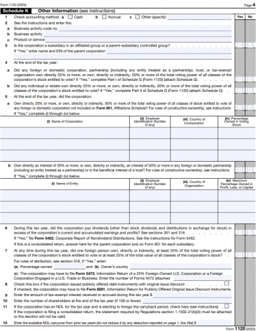 Form 1120: How to Complete and File 1120 Tax Form