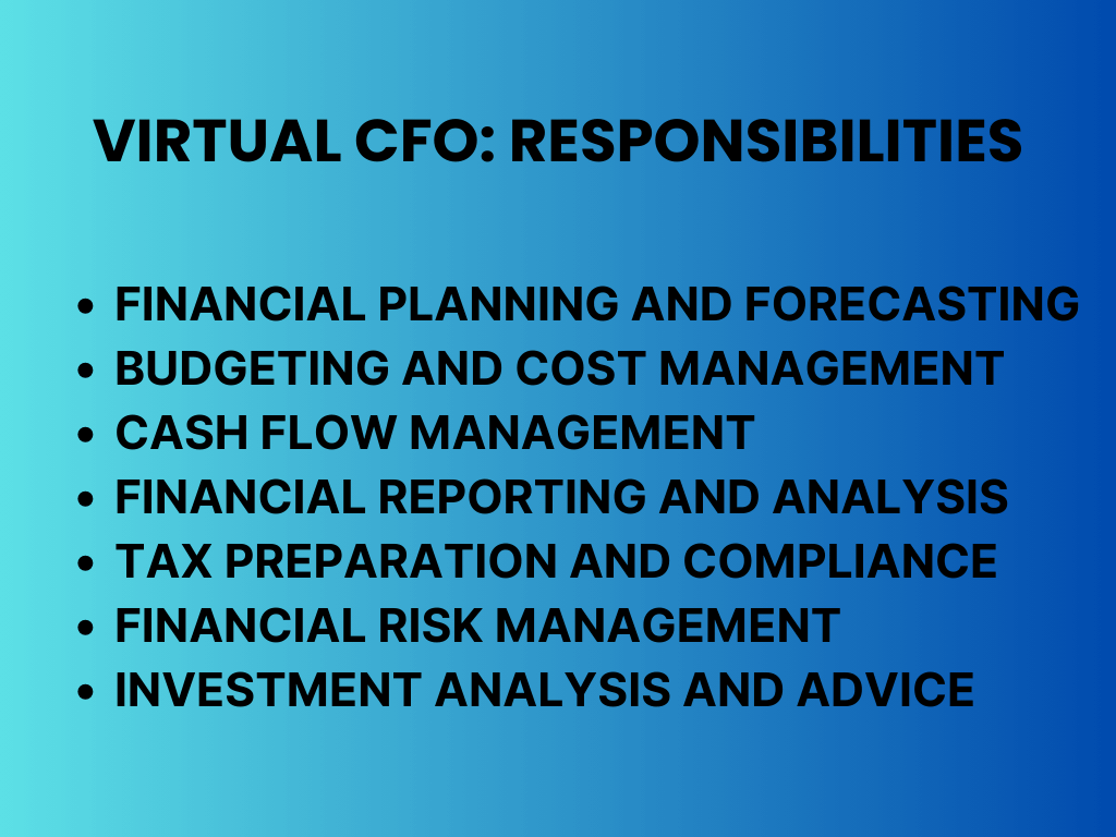 Virtual CFO: Responsibilities