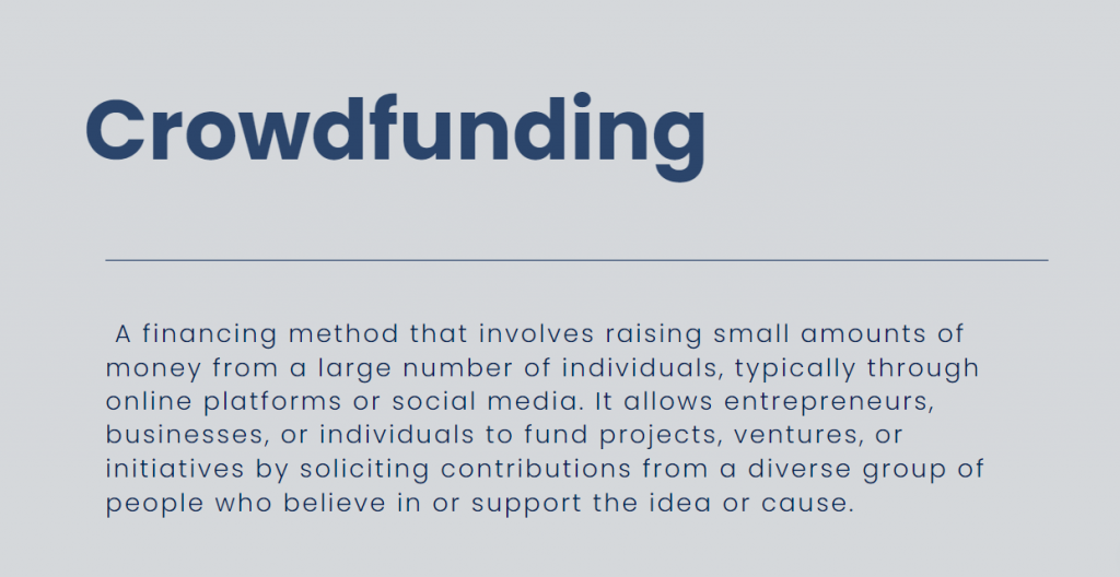 Crowdfunding: Definition