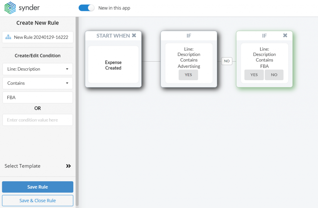 Smart Rules setting up: Step 4.