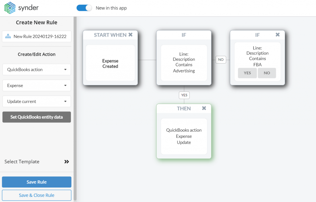 Smart Rules setting up: Step 6.