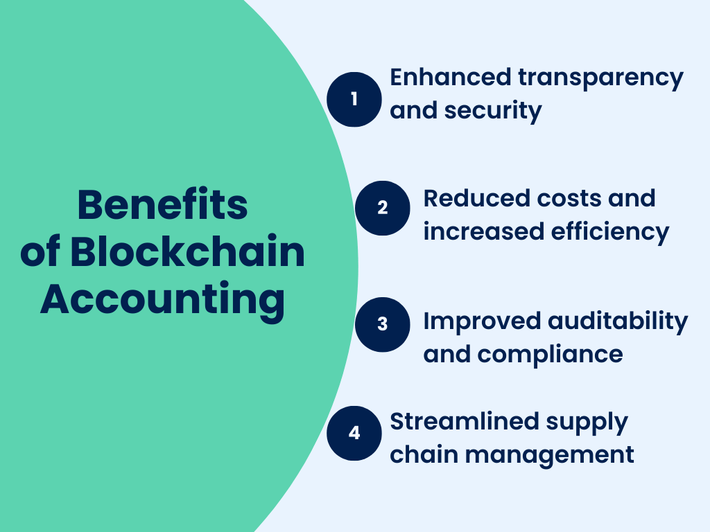 Benefits of blockchain accounting