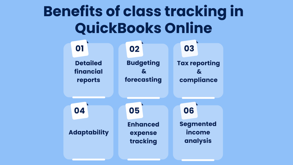 Benefits of class tracking in QuickBooks Online