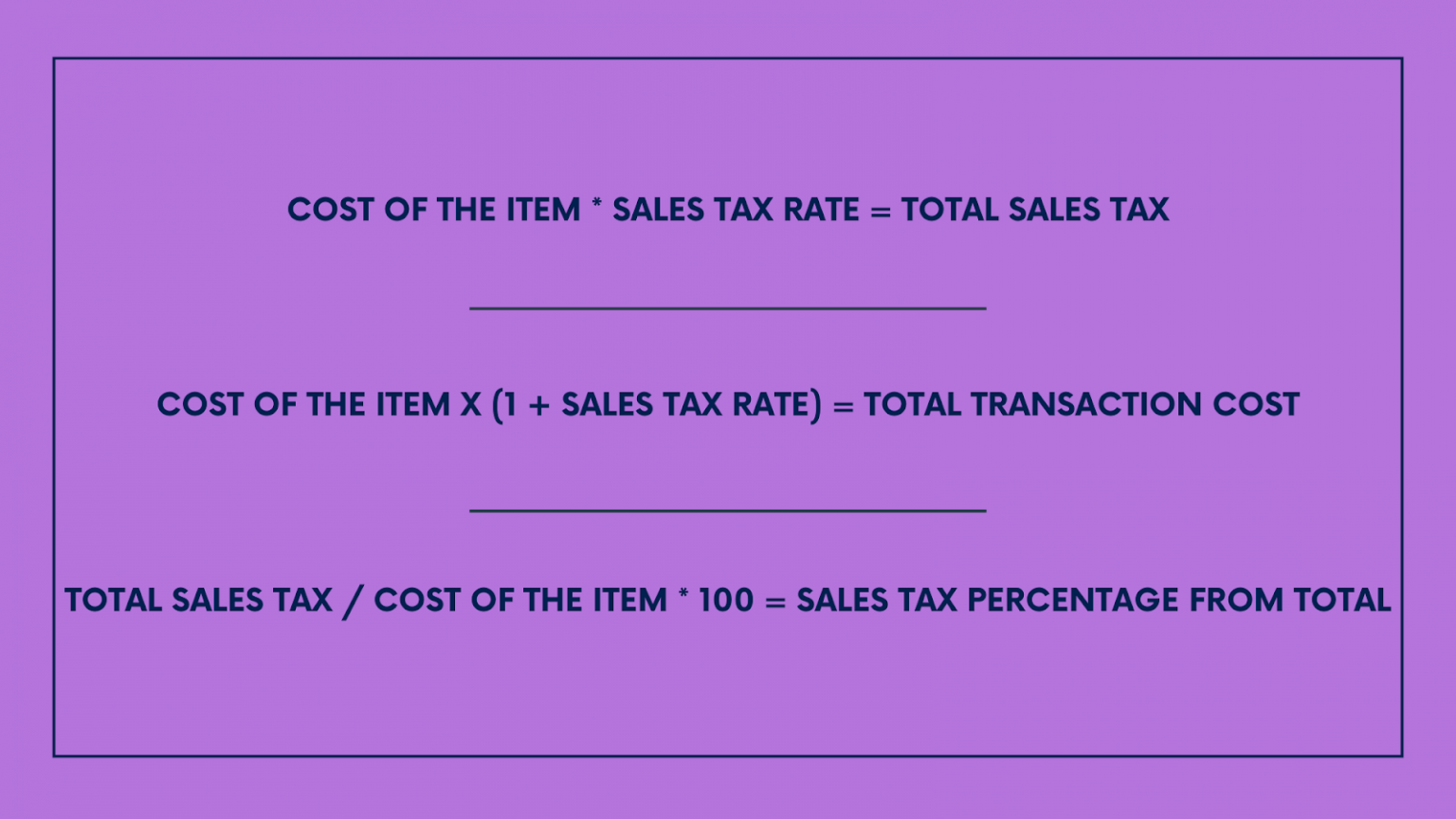 Sales Tax A Guide to Sales Taxes for Online Businesses