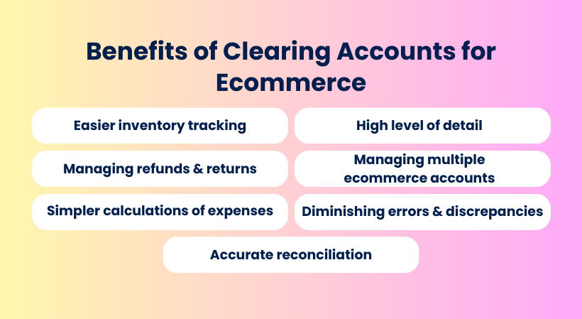 Benifits of Clearing Accounts for Ecommerce