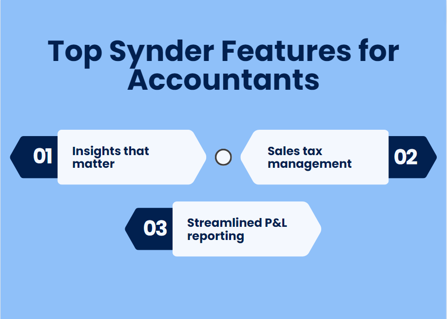 Top Synder features for accountants