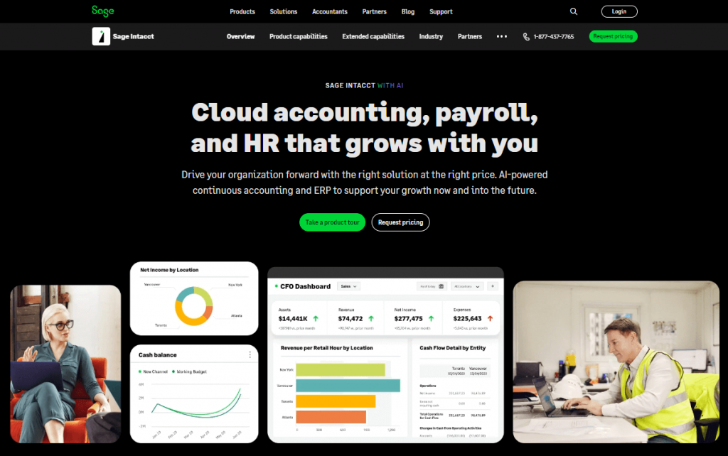 Sage Intacct: Cloud accounting, payroll, and HR with Sage Intacct