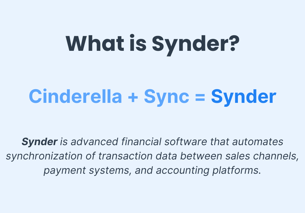 Synder is a financial software that automates the syncing of transaction data.