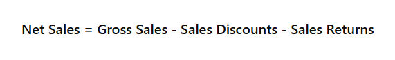 Net sales formula