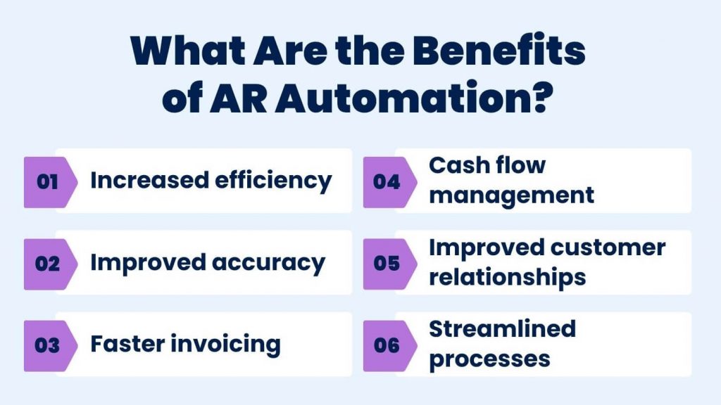 What are the benefits of AR automation