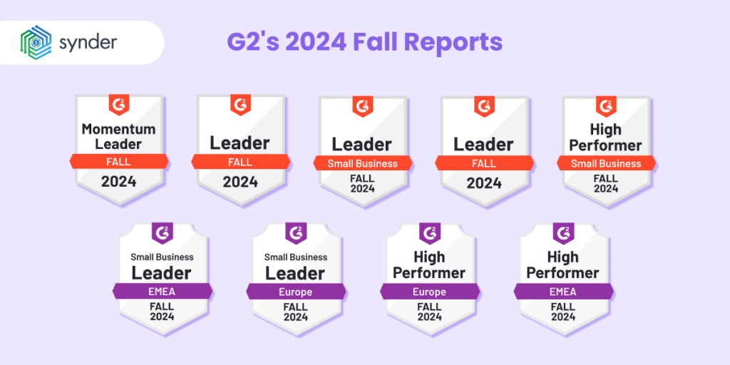 Synder in G2's 2024 Fall Reports