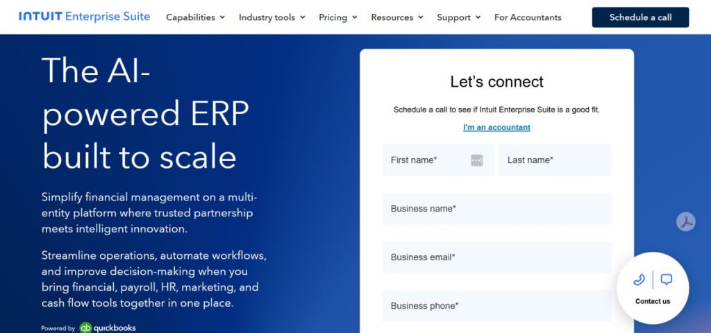 Intuit Enterprise Suite