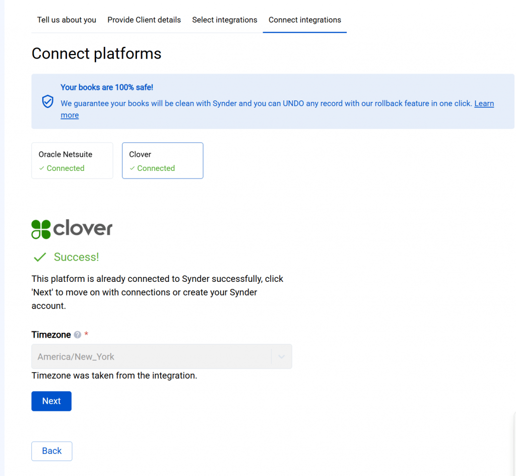 Connecting Clover and NetSuite to Synder