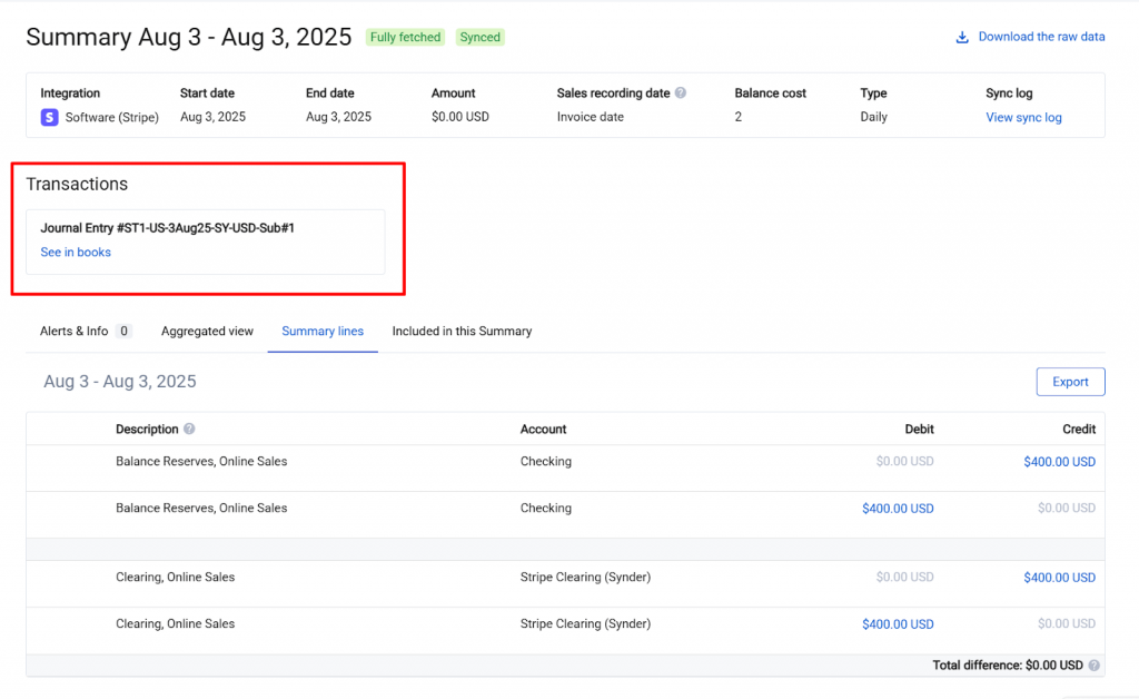 Syncing and posting Stripe data in Synder - part 1
