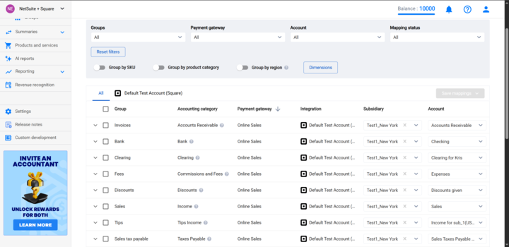 Syncing transactions in Synder