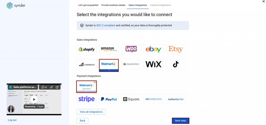 Connecting Walmart to Synder