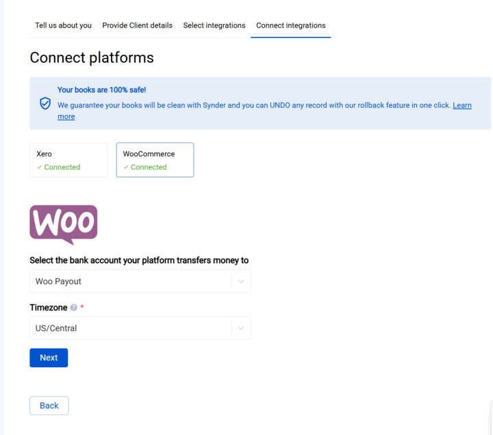Connecting WooCommerce and Xero to Synder