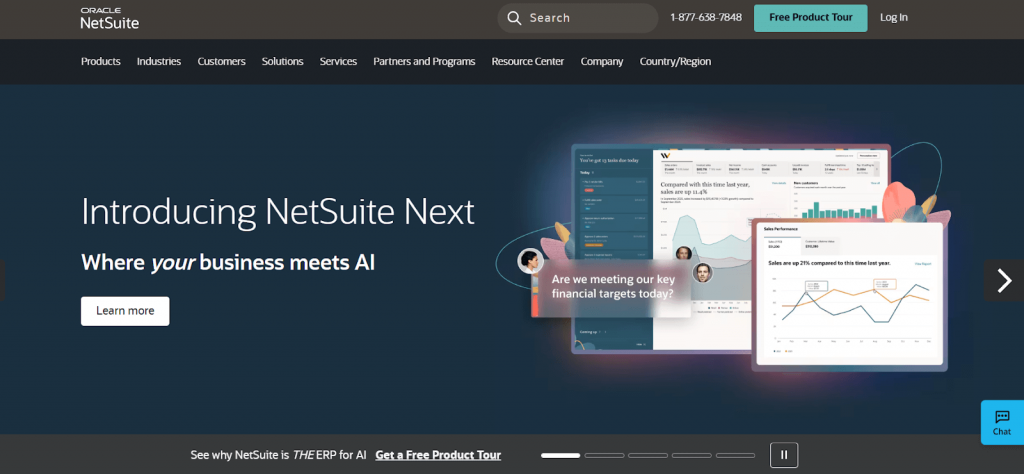 NetSuite interface