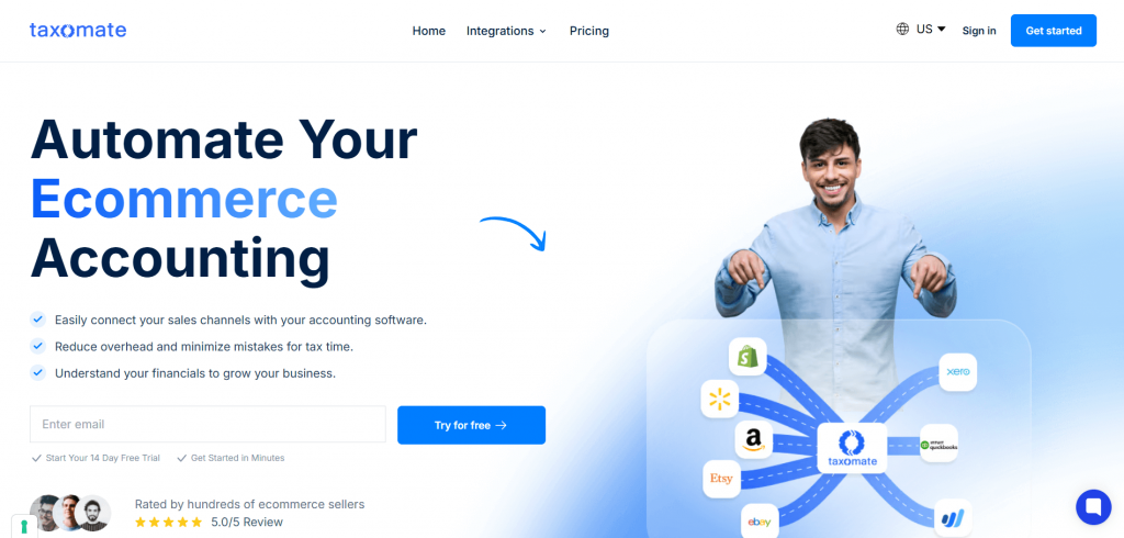 taxomate's interface