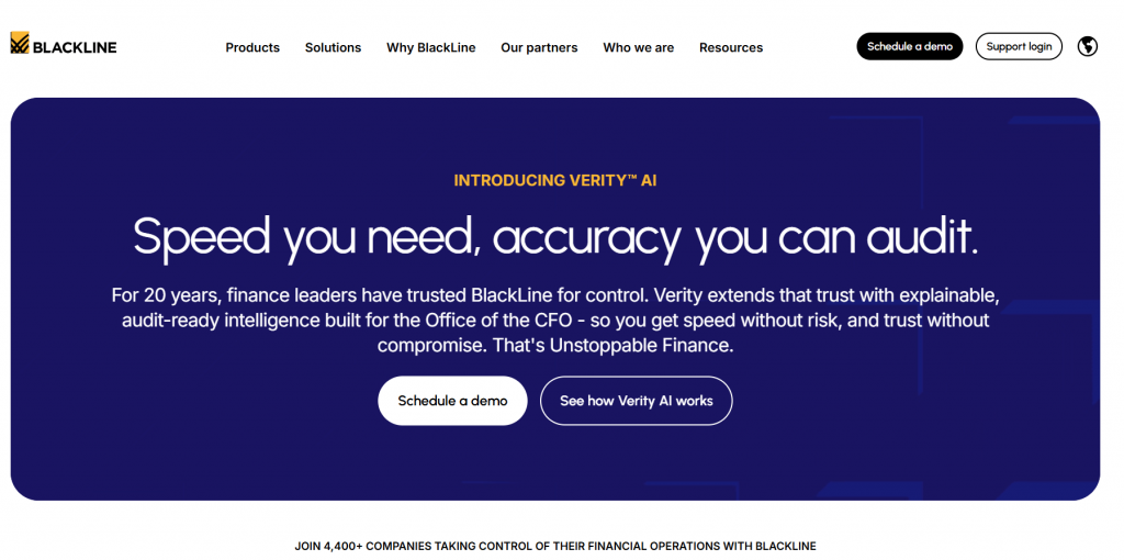 BlackLine financial close platform