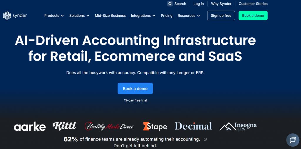 Synder accounting automation