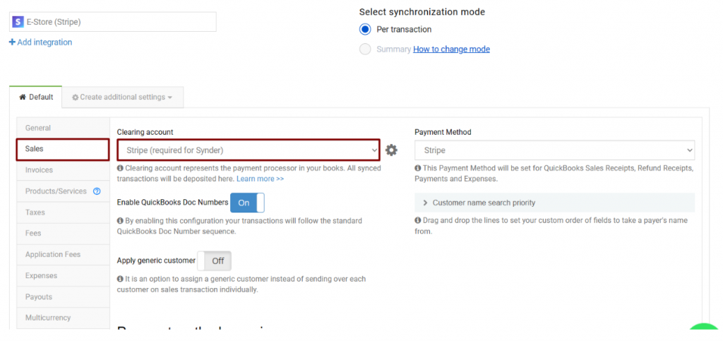 reconciling Stripe and QuickBooks with Synder