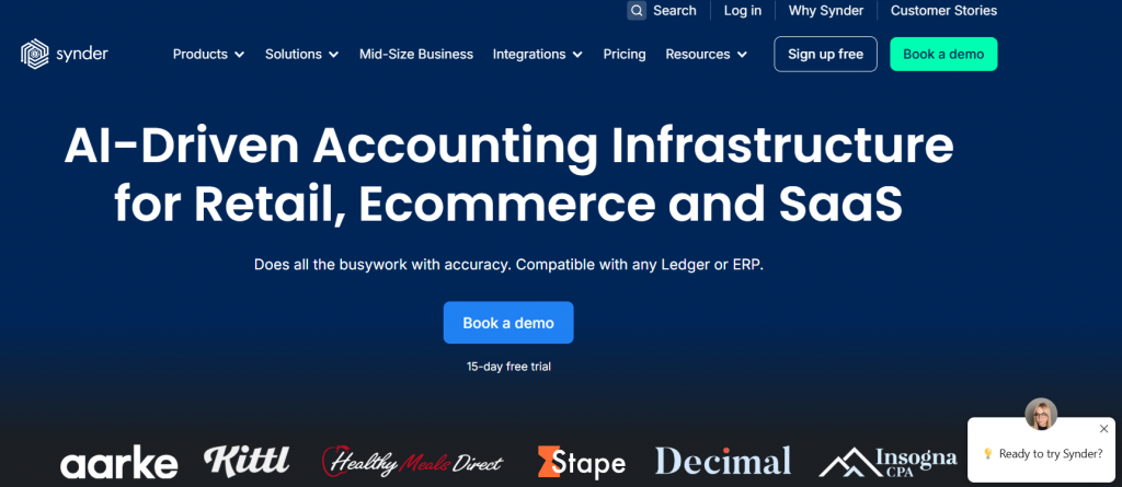 Synder accounting automation
