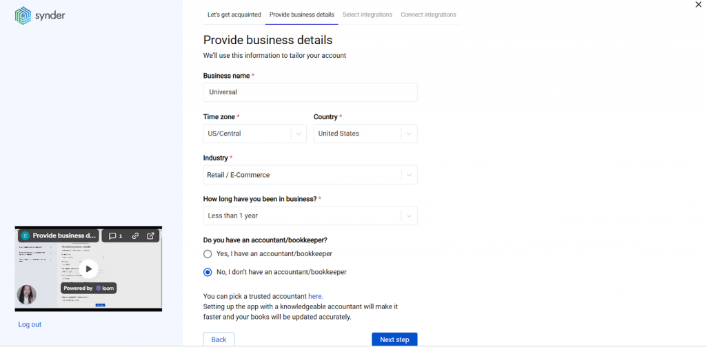 How to connect your organization to Synder