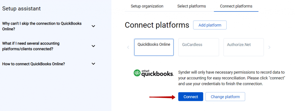 Connect QuickBooks to GoCardless and Auth.net