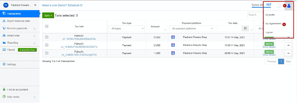 how to archive organizations in Synder