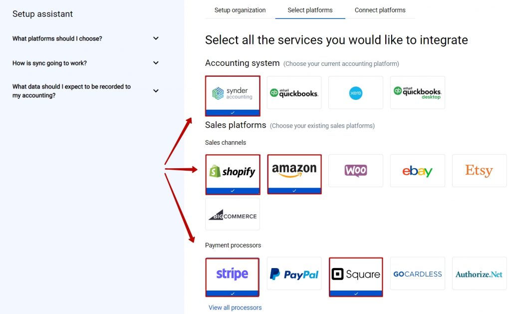 Synder accounting 2 Select platforms