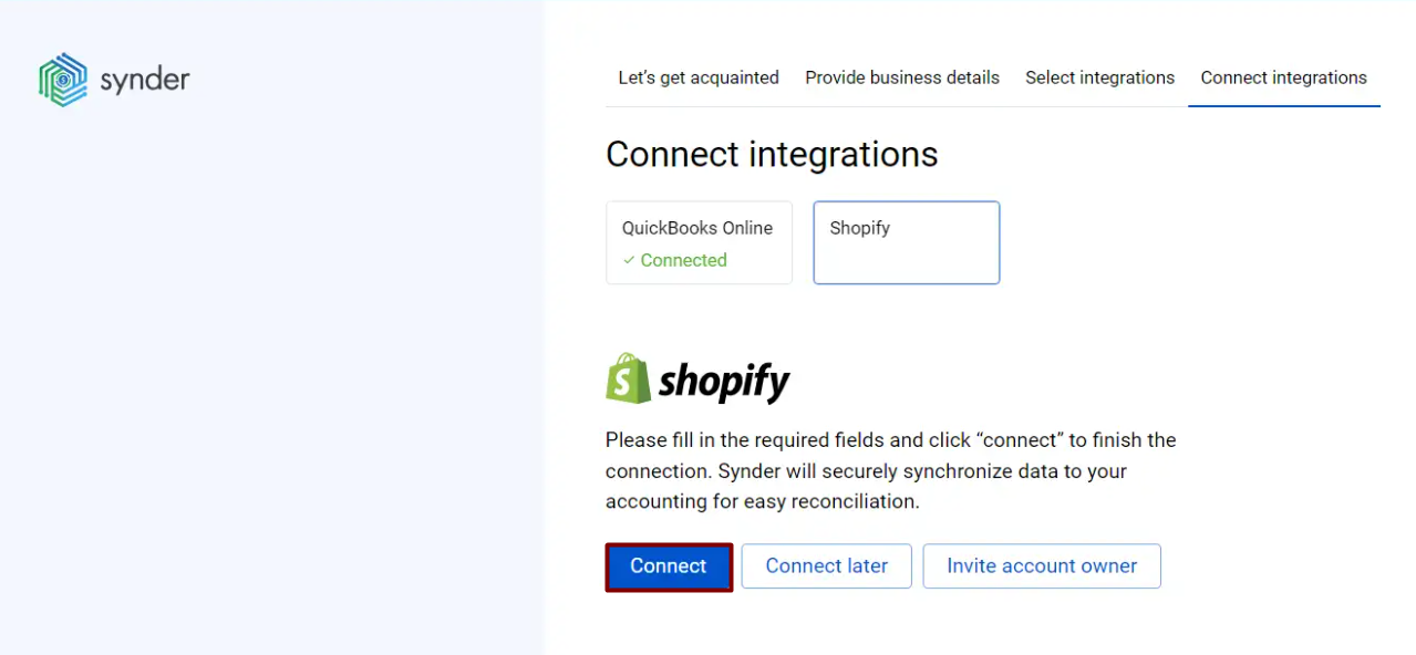 How to Connect QuickBooks Desktop to Synder Connector