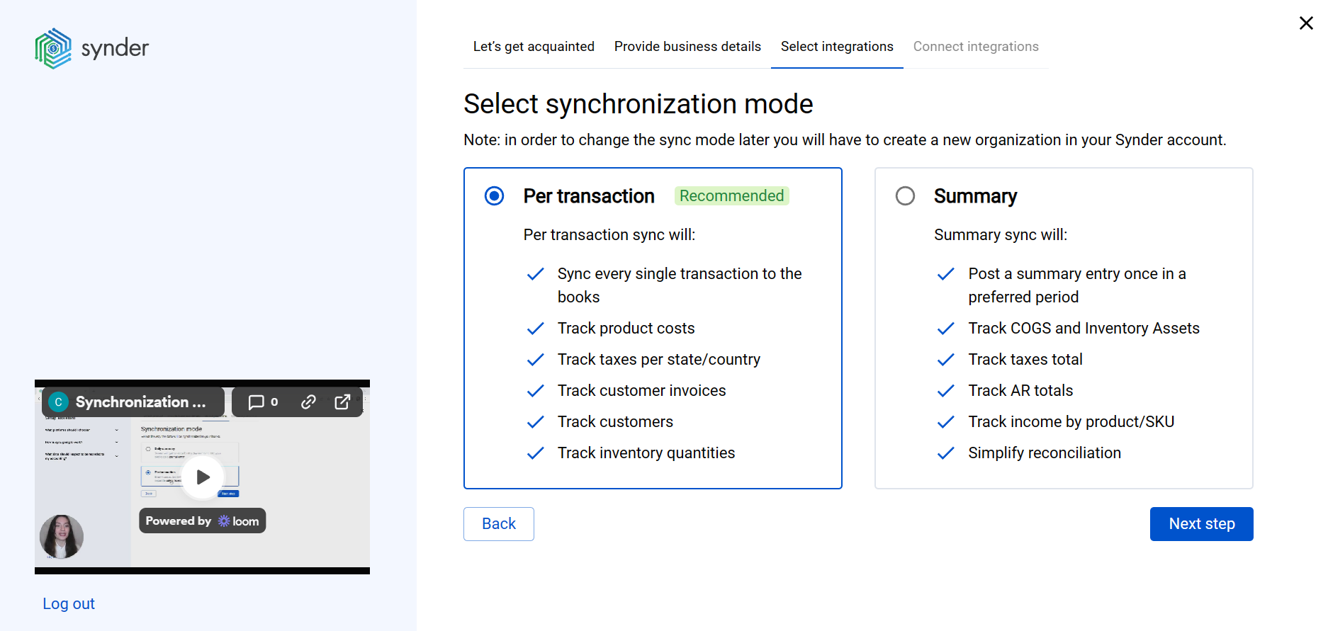 How to connect your QuickBooks Online to Synder