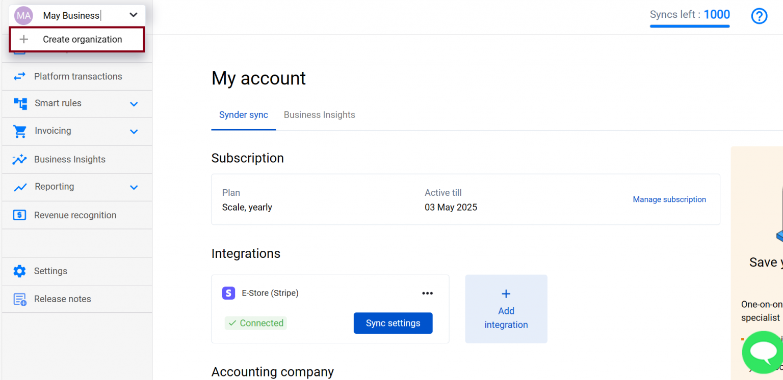 How to connect your QuickBooks Online to Synder
