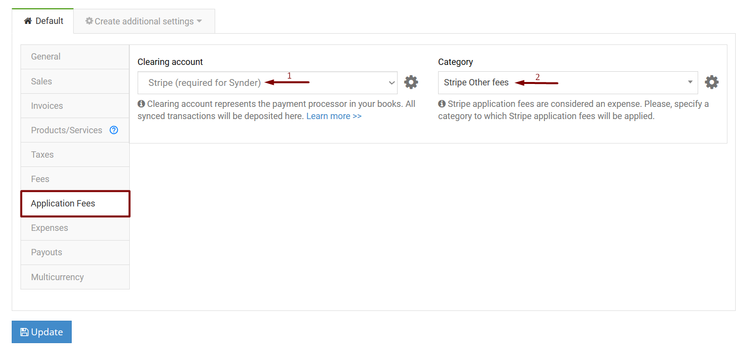 Customize Stripe Settings QuickBooks Integration Synder Customize stripe settings quickbooks integration synder